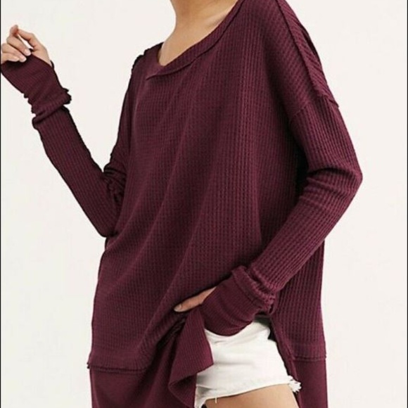 free people north shore thermal top